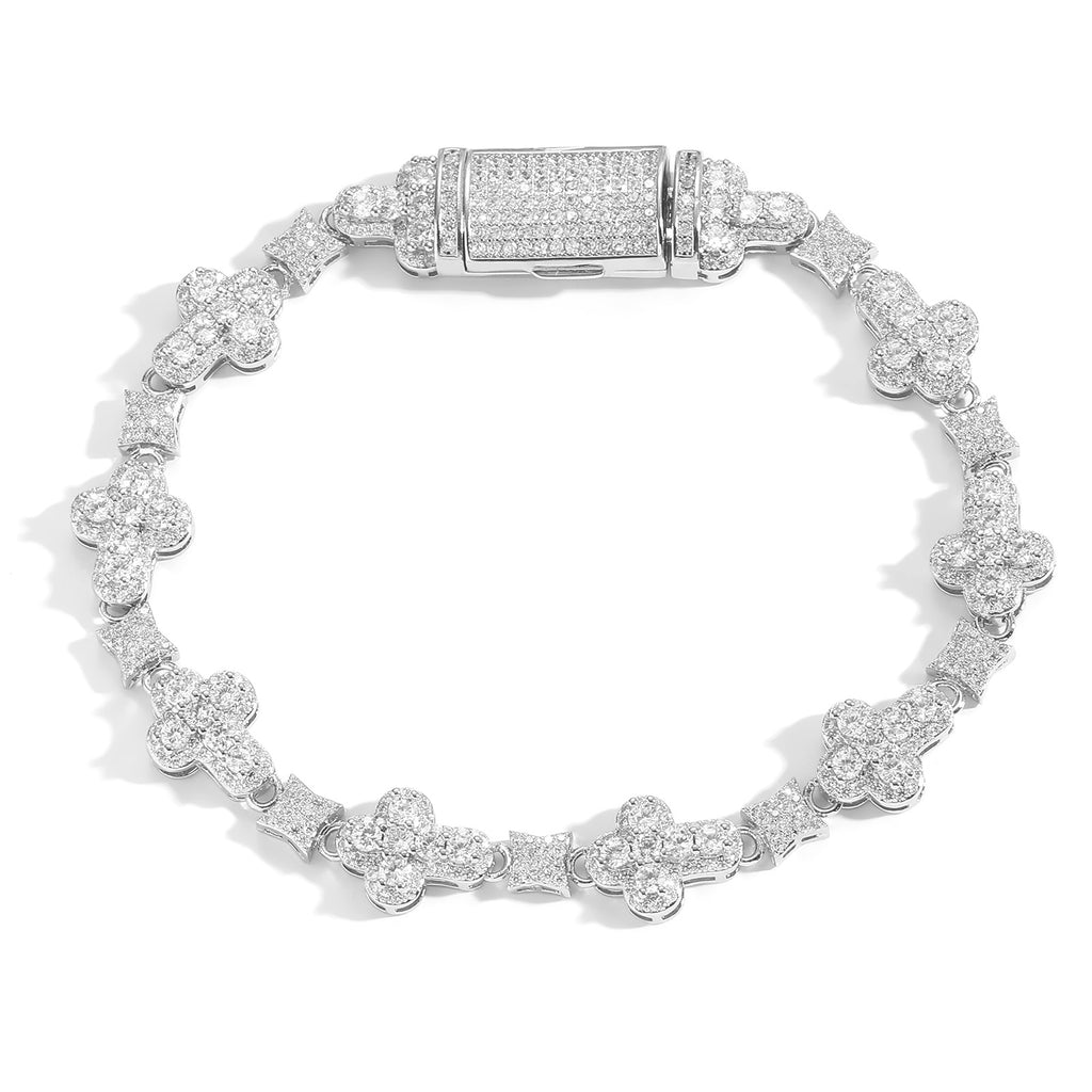 "cross crystal" bracelet