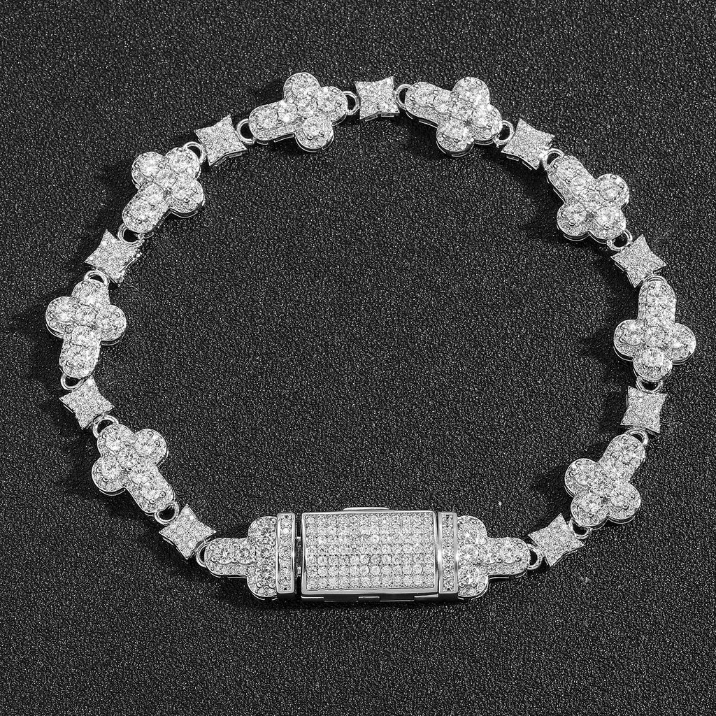 "cross crystal" bracelet