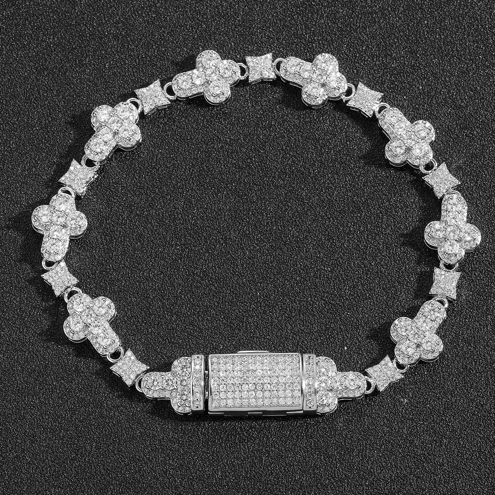 "cross crystal" bracelet